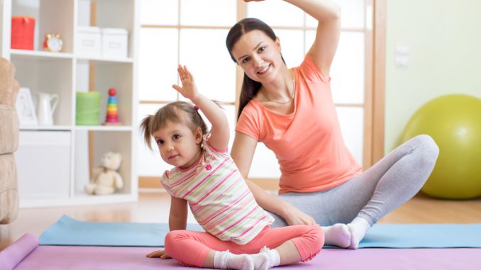 mother child yoga