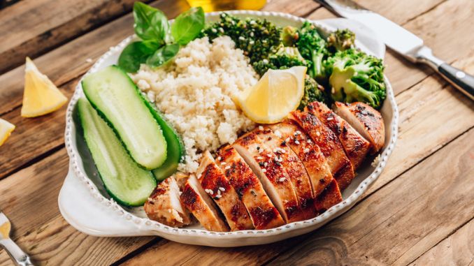 grilled chicken cauliflower
