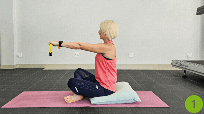 Shoulder Blade Squeeze - frozen shoulder stretches